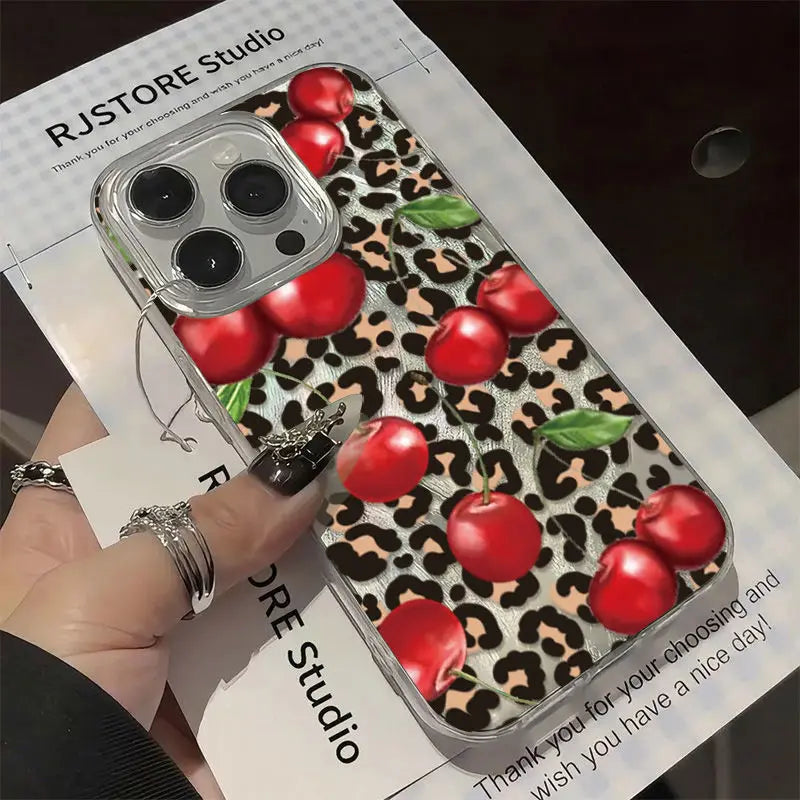 Bonitas fundas de teléfono de sandía rosa para iPhone 16 Pro Max 17 16e 15 14 13 12 11 Pro Max para Funda de parachoques a prueba de golpes de aire