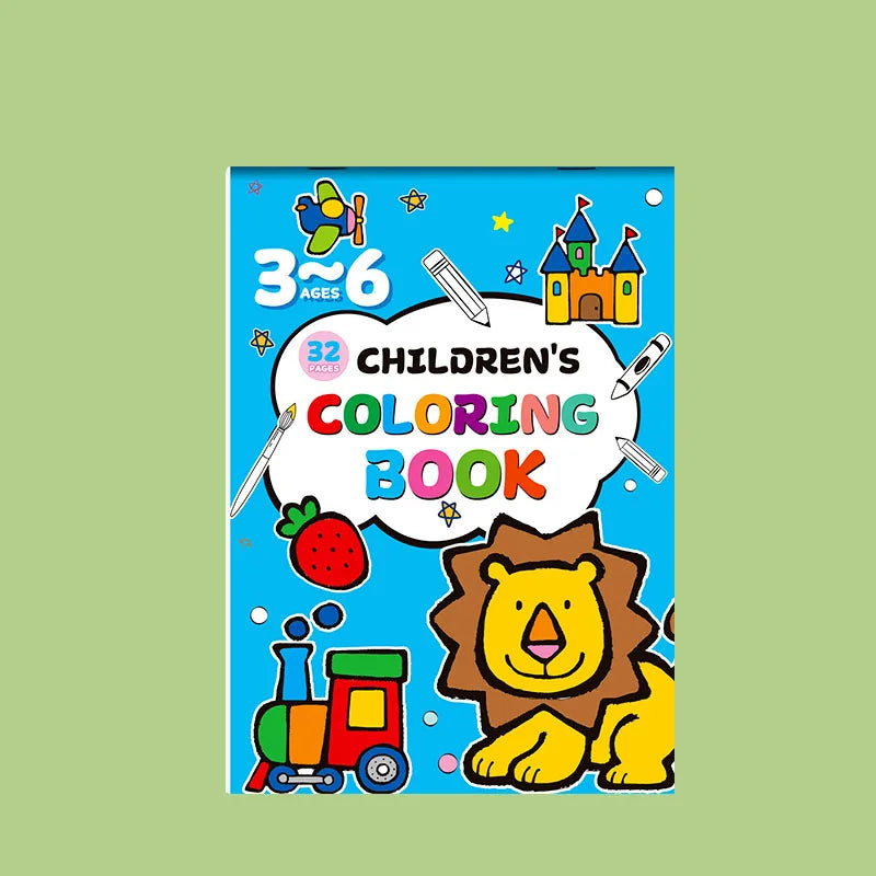 Libro para colorear de 32 páginas de pintura y graffiti para aprender arte, pintar, iluminar y mejorar la capacidad de comprensión