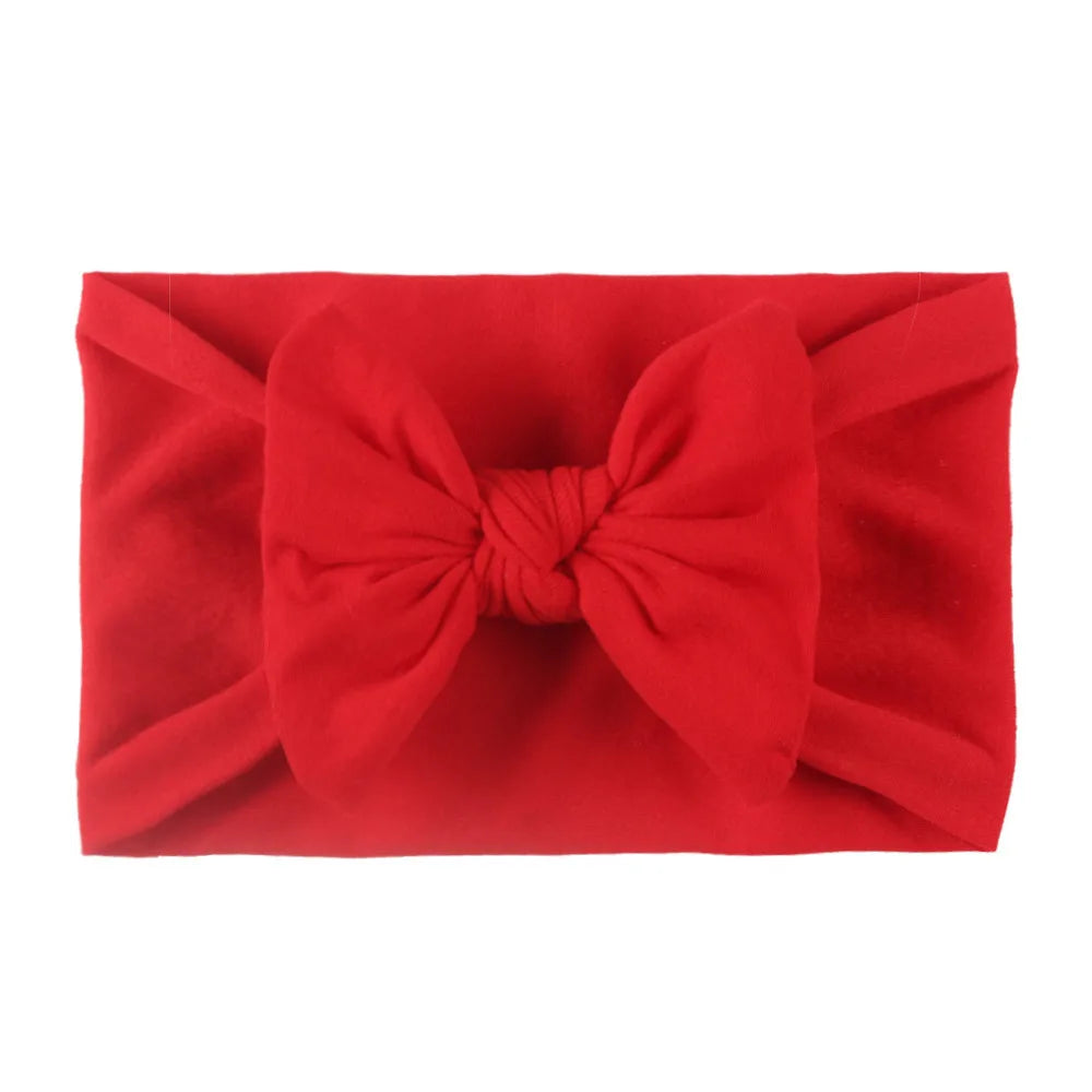 Diademas con lazo para niñas, banda elástica suave para el cabello, accesorios para el cabello de bebé recién nacido, regalos para fiestas, pañuelos para la cabeza para niñas