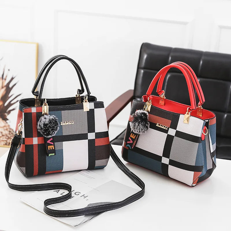 Bolsos cruzados informales de cuero PU para mujer, bolso de mano de diseñador de lujo, bolso de hombro de viaje de gran capacidad