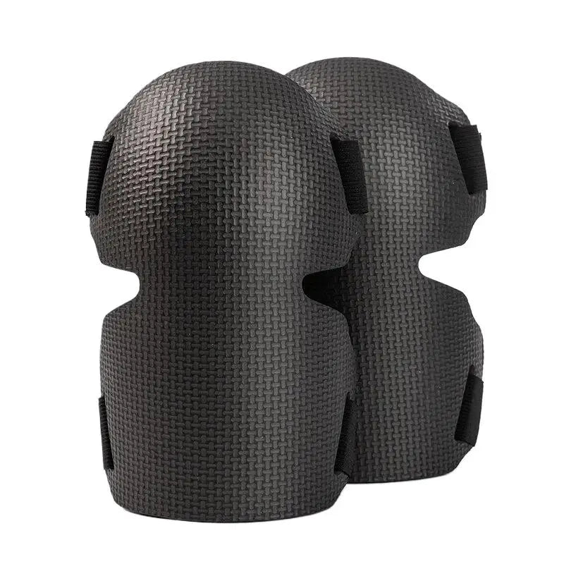 1 par de protectores de rodilla para trabajo y jardinería, gruesos, resistentes al desgaste, con correas ajustables