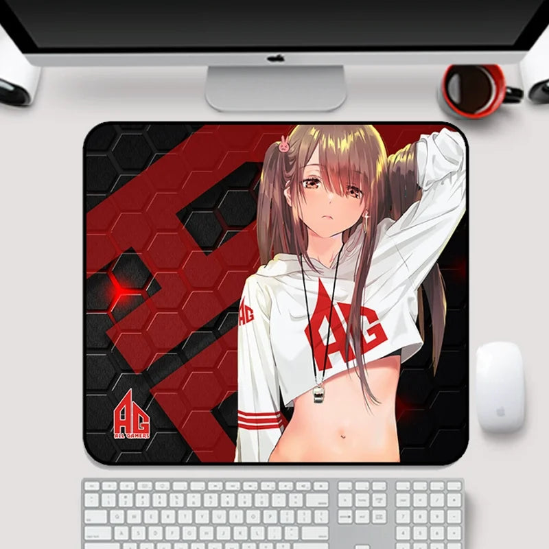 Alfombrilla de ratón de 450x400mm, alfombrillas para juegos, alfombrilla para jugador, PC, teclado de ordenador, alfombrilla de escritorio XL, accesorios de interior de oficina, alfombra antideslizante de goma