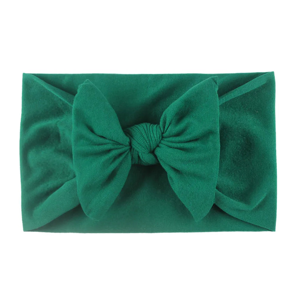 Diademas con lazo para niñas, banda elástica suave para el cabello, accesorios para el cabello de bebé recién nacido, regalos para fiestas, pañuelos para la cabeza para niñas