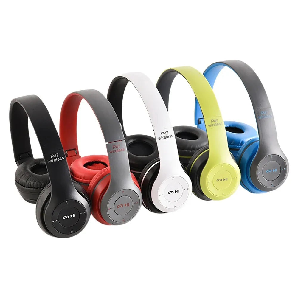 Nuevos auriculares P47 TWS auriculares estéreo Bluetooth 5,0 subwoofer plegable auriculares inalámbricos para juegos deportivos para HuaWei XiaoMi iPhone