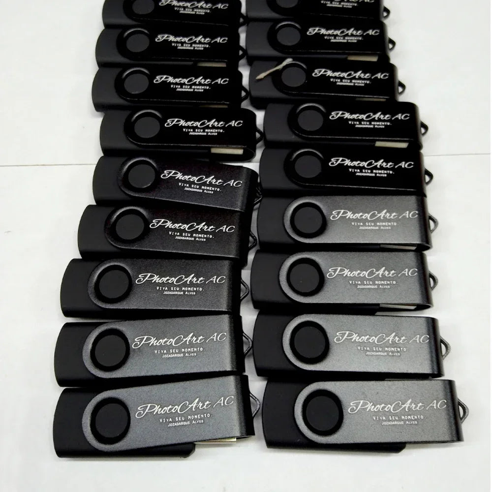 10/20/50 unids/lote unidad Flash USB 3,0 nueva unidad de bolígrafo giratoria 8GB16GB32GB64GB logotipo personalizado gratis memoria Stick regalo de negocios creativo