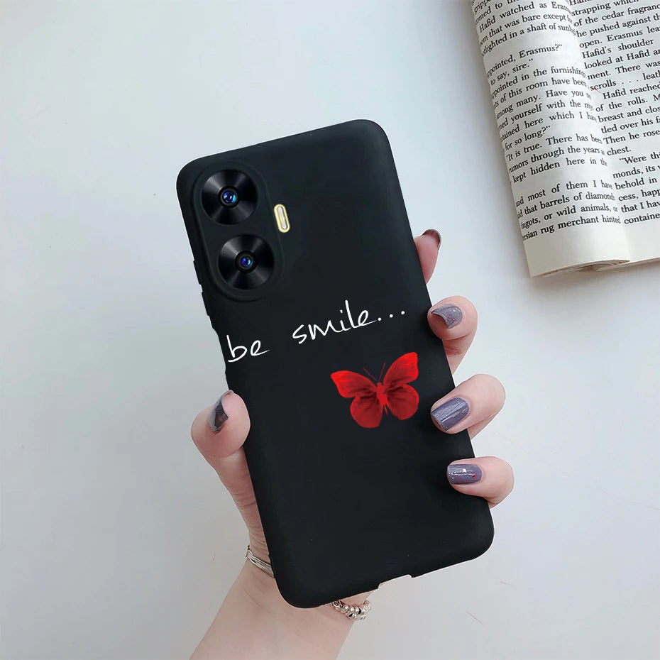 Funda de teléfono para Realme C55, Funda RMX3710, Funda trasera de silicona suave con dibujos animados bonitos para Realme C55 RealmeC55 Funda C 55 Coque