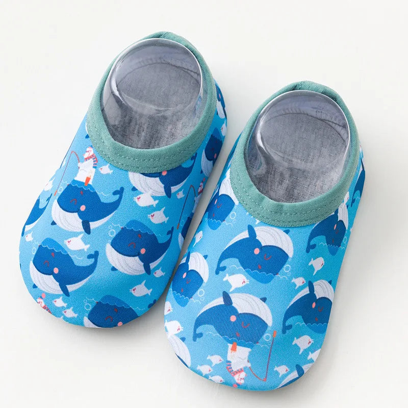 Zapatillas de deporte para deportes acuáticos para niños y niñas, zapatos descalzos para nadar, Surf, pesca, buceo, zapatillas para interiores y exteriores