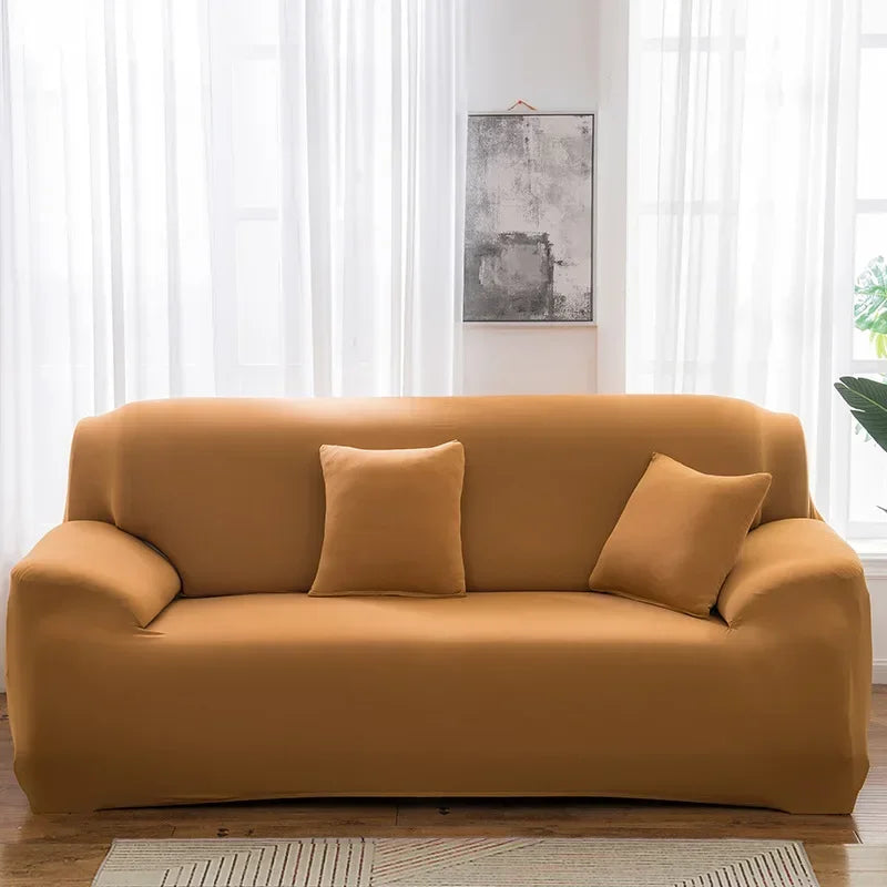 Funda de sofá fresca de seda de 1/2/3/4 plazas para sala de estar, funda de Coner Couh en forma de L, protector de sofá extensible de LICRA 2024, Unti Cat Dog