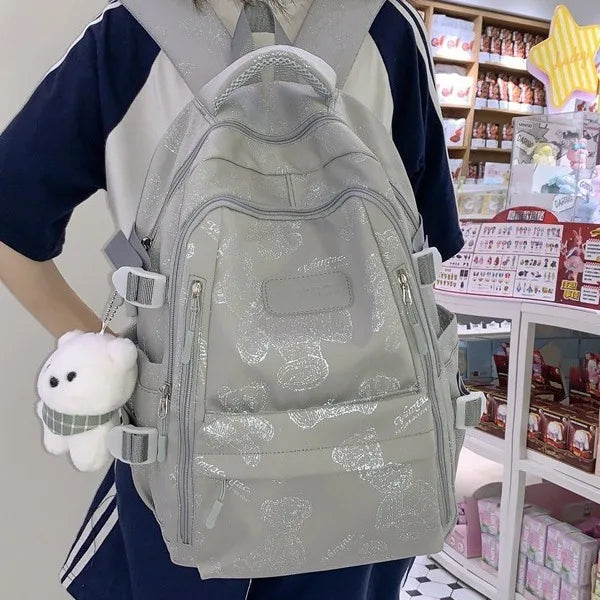 High-looking Backpack for Girls Lightweight and Large-capacity Schoolbag for Middle and High School Students Casual backpacks 배낭