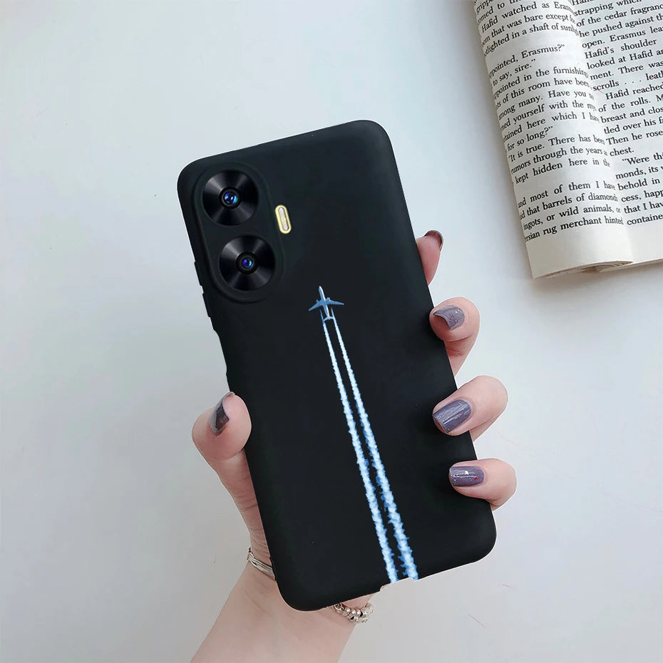 Funda de teléfono para Realme C55, Funda RMX3710, Funda trasera de silicona suave con dibujos animados bonitos para Realme C55 RealmeC55 Funda C 55 Coque