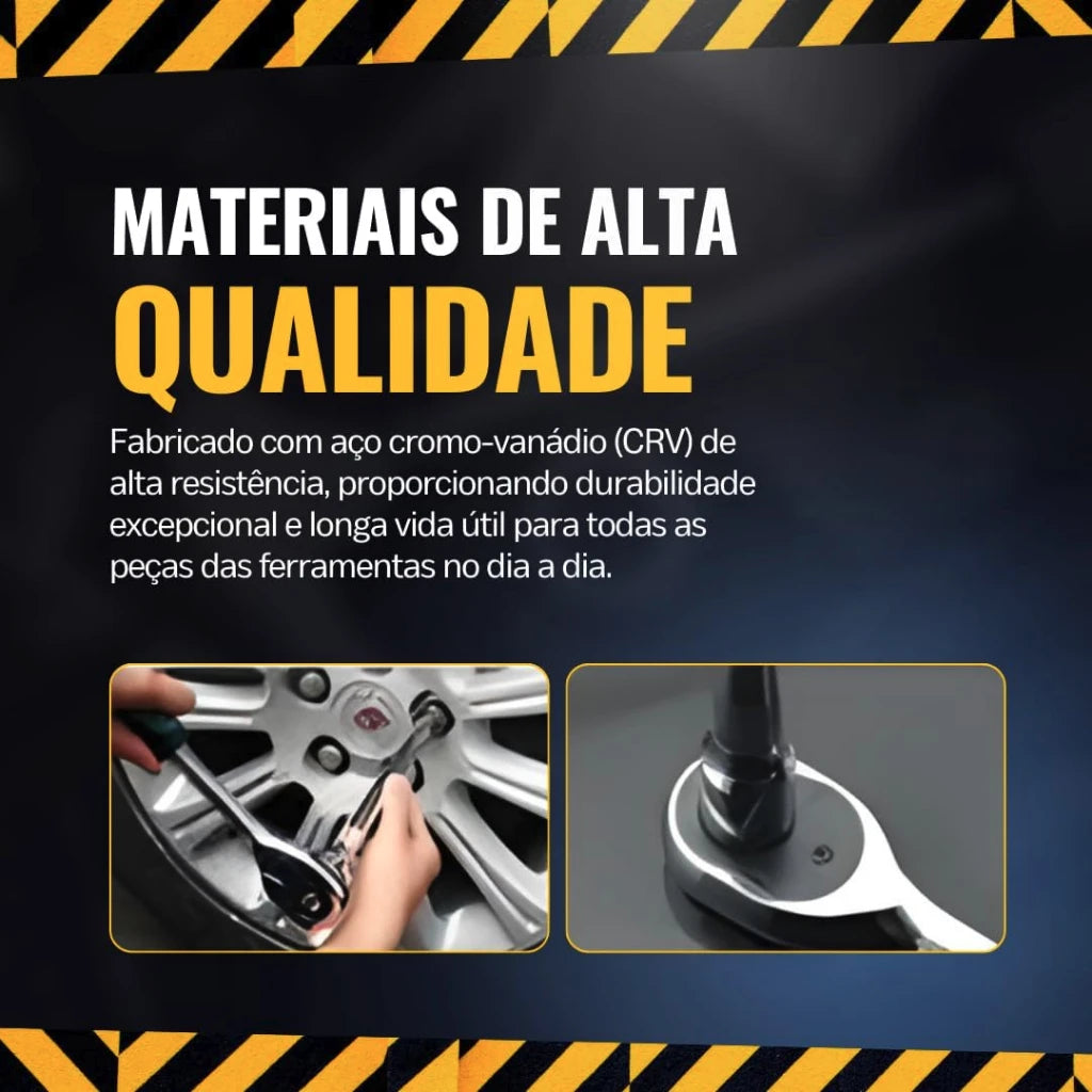 Kit de herramientas profesional 46 piezas Forjadas enchufes de alta calidad Durabilidad Durabilidad garantizada