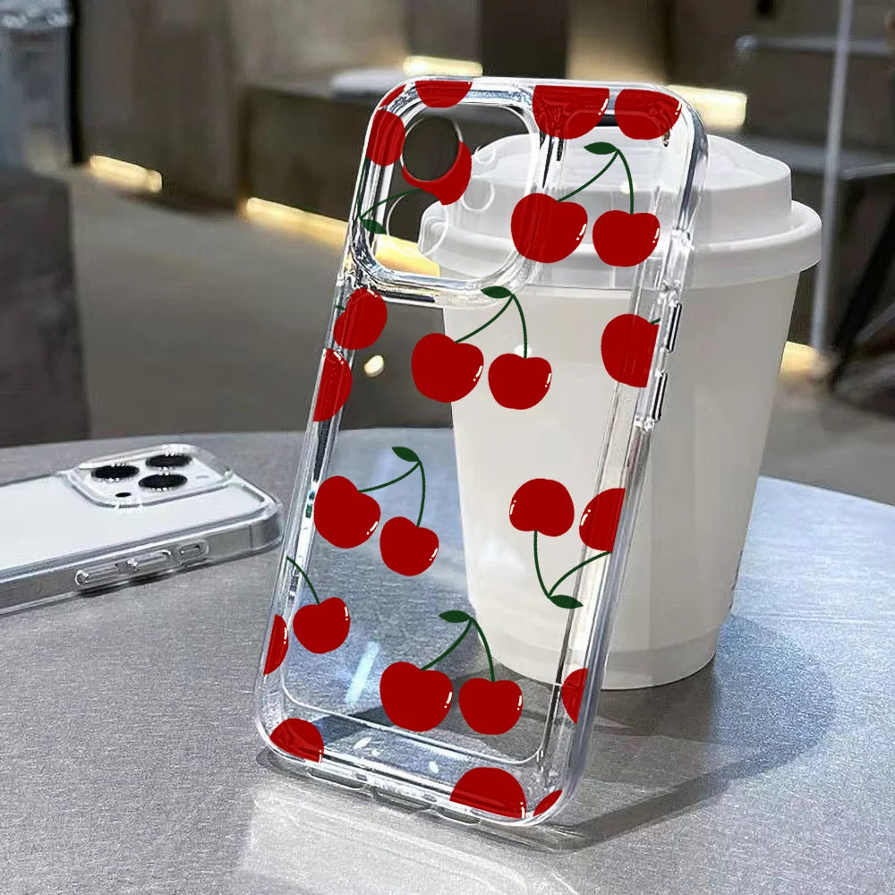 Funda Floral Transparente iPhone