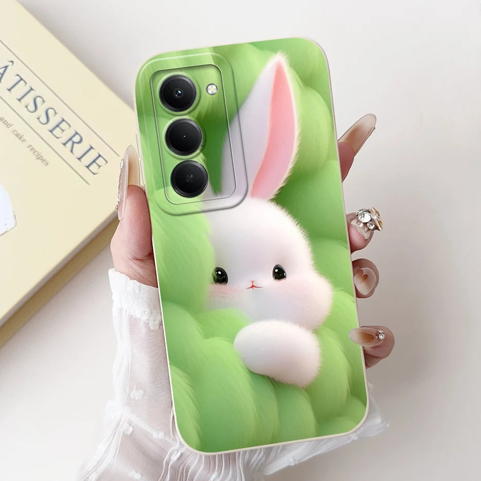 Para Xiaomi Redmi 15 4G 5G funda bonita Panda conejo funda de dibujos animados a prueba de golpes funda de teléfono para Xiaomi Redmi 15 5G Redmi15 4G bolsas suaves