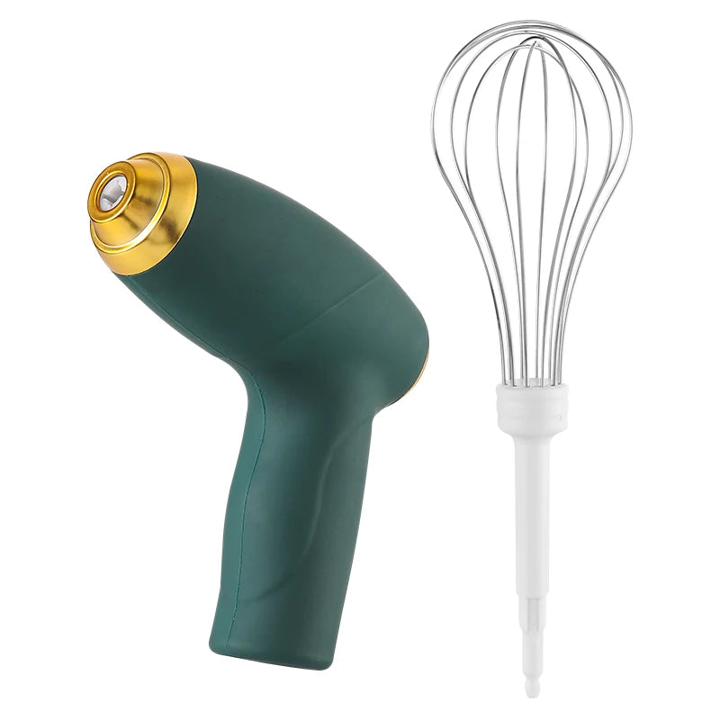 Batidora de Huevos Eléctrica de Mano, 3 Velocidades, Doble Varilla, Cargador, Batidora de Cocina, Mezcladora de Claras, Máquina para Hacer Crema de Mantequilla y Pasteles