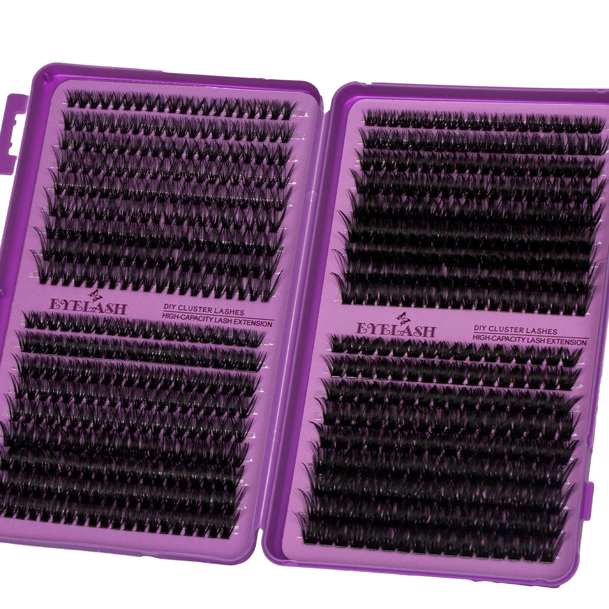 Extensiones de Pestañas Individuales con Curvatura D, Alta Capacidad, Densas, de 8-16 mm, Aptas para Diferentes Maquillajes, de Larga Duración
