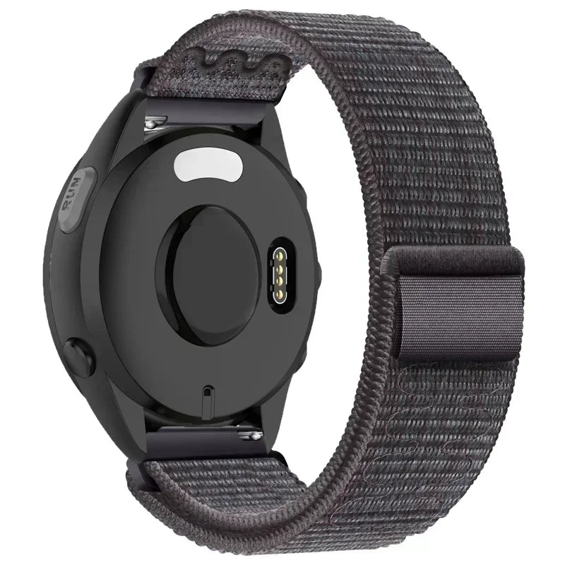 Correa de nailon de 22mm y 20mm para Garmin Forerunner 55 165 265 965 255 955 pulsera de tela Garmin Active 5/Vivoactive 5/Venu 3
