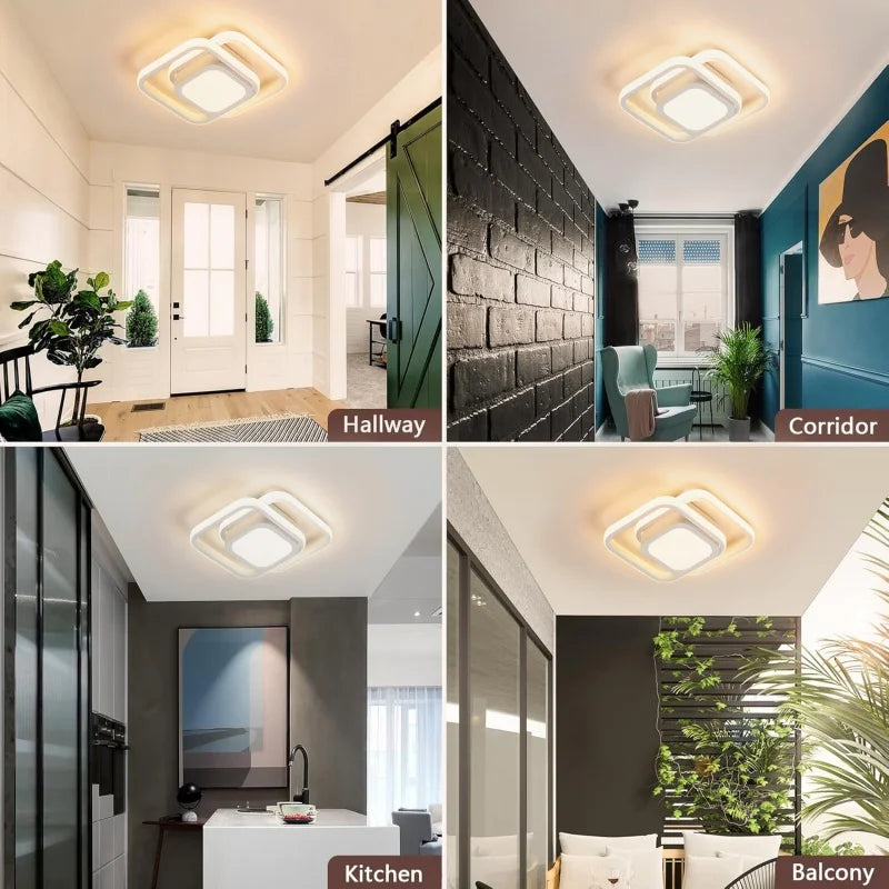 Lámpara de techo LED moderna para sala de estar, dormitorio, guardarropa, pasillo, escalera, luz de techo, decoración interior del hogar, accesorio de iluminación