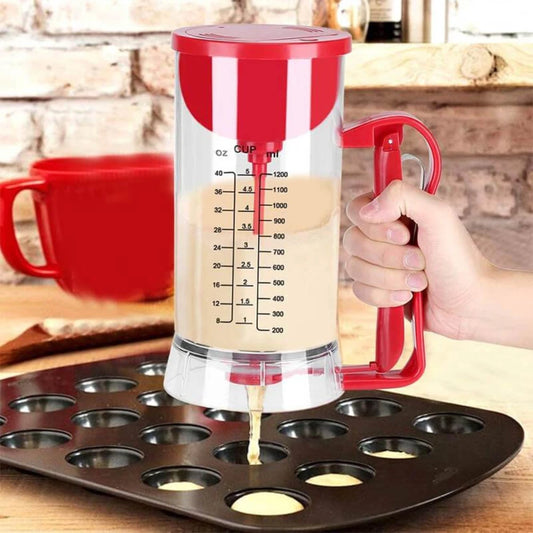 Mezclador de masa para panqueques eléctrico de mano para cocina, dispensador, máquina licuadora, herramienta para hornear, aparato de cocina