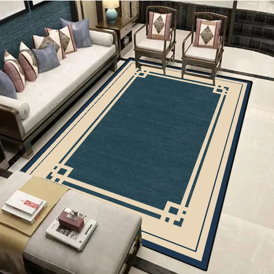 Alfombra moderna y sencilla para el hogar, alfombra para dormitorio, sala de estar, decoración grande para dormitorio, mesas de centro para el hogar, alfombra lavable