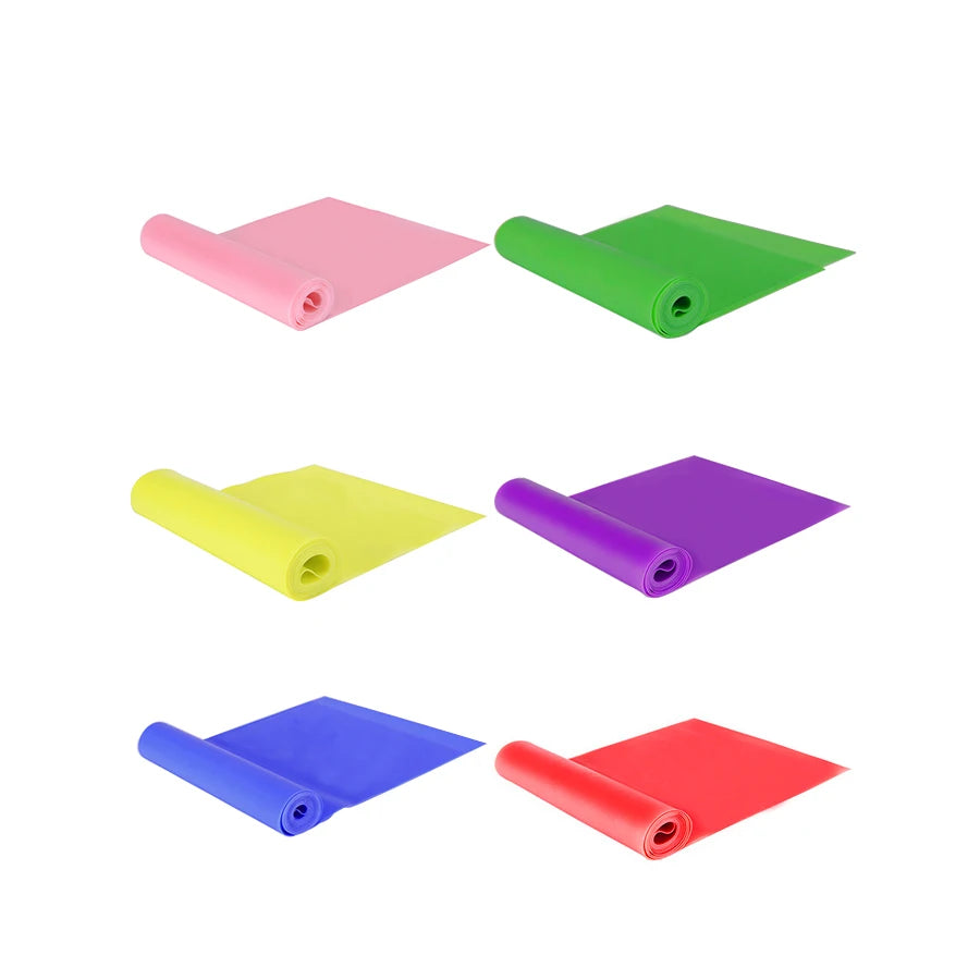 Bandas elásticas de entrenamiento largo, banda de resistencia para Yoga, Pilates, para ejercicio físico de la parte inferior del cuerpo, fuerza en el hogar
