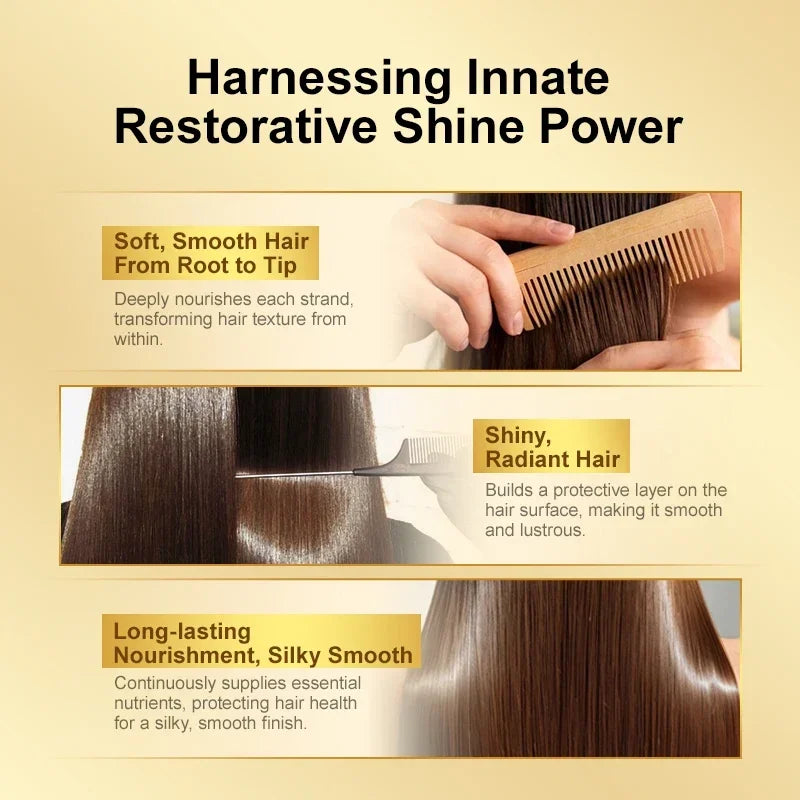 Aceite de argán marroquí, aceite nutritivo para el cabello, suero suavizante para el cabello suave, reparación de Frizz dañado, tratamiento para el cabello seco, cuidado del cabello