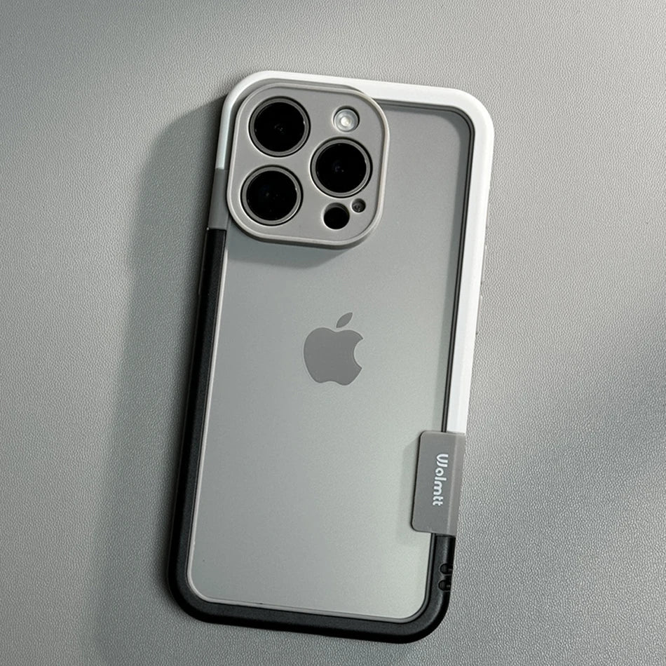 Funda de teléfono con marco de silicona suave a prueba de golpes para iPhone 17 Pro Max 13 14 15 16 Plus NoBack protección contra la disipación de calor cubierta de parachoques