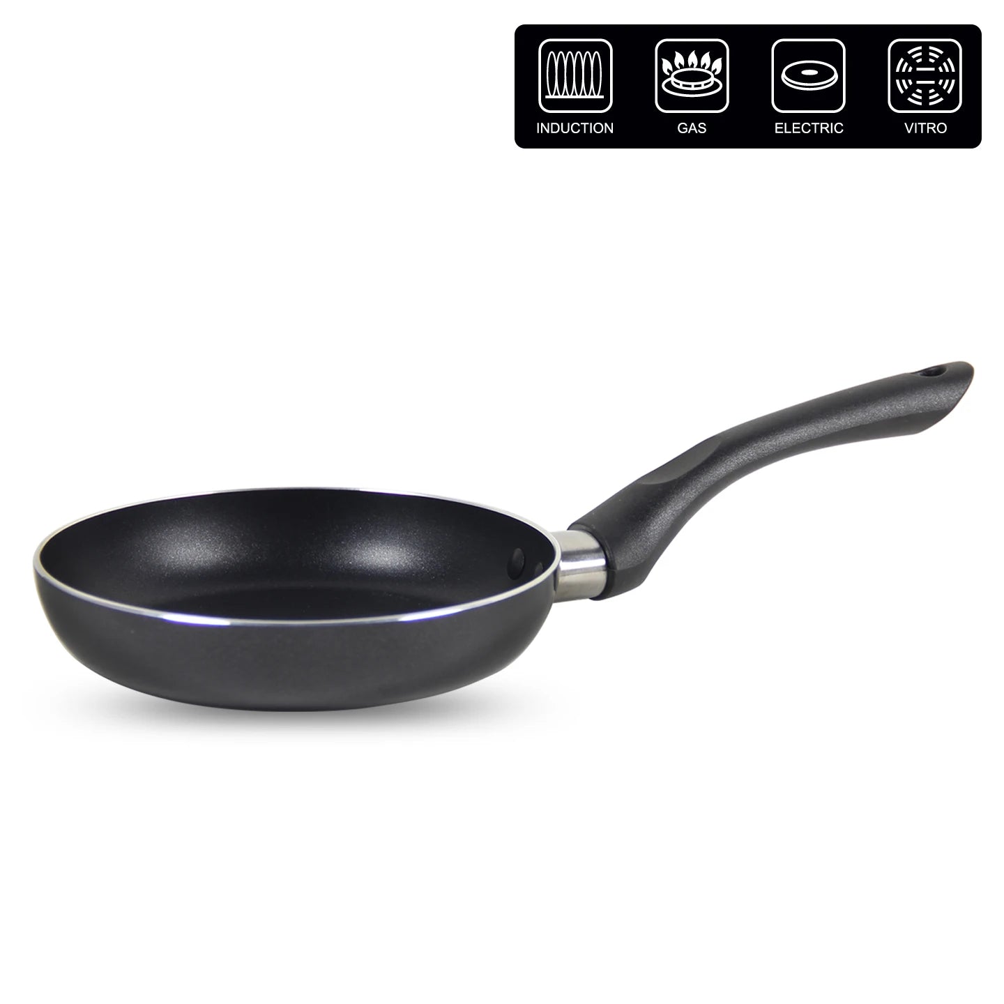 Sartén Antiadherente Multiusos (16-30 cm), Compatible con Todas las Estufas, Aluminio Antiadherente |   Sartén de Cocina Versátil