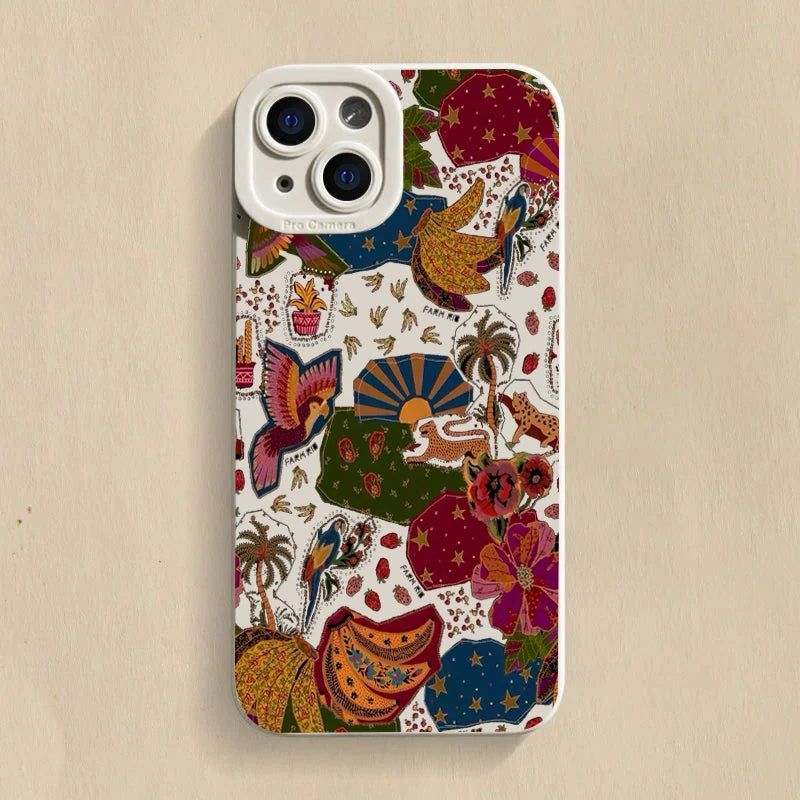 Funda de teléfono con ojos de leopardo florales para Xiaomi Mi 14T 13T 12T Pro 14 13 12 11 Lite 5G NE Poco F6 F5 X5 M6 X7 Pro funda suave de silicona