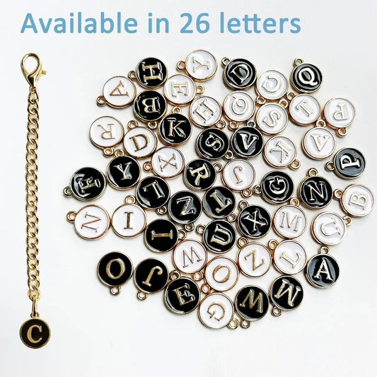 Accesorios de amuleto de letra de A-Z para taza Stanley, identificación de nombre inicial, mango personalizado, accesorios para vaso Stanley, 1 ud.