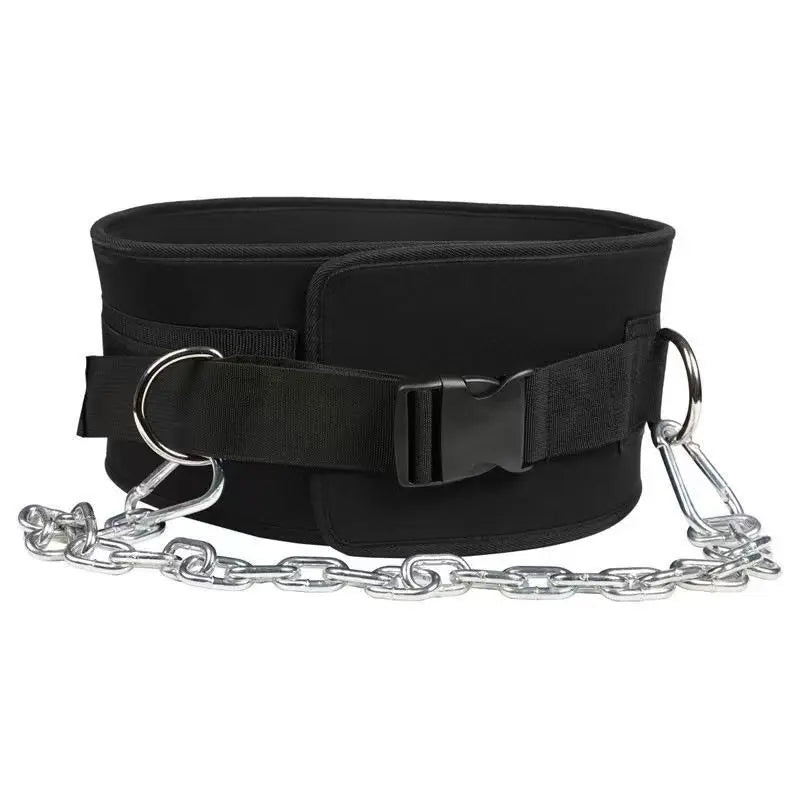 Cinturón de inmersión de alta resistencia, cadena de acero ajustable para dominadas ponderadas, entrenamiento de fuerza, gimnasio en casa, equipo de Fitness