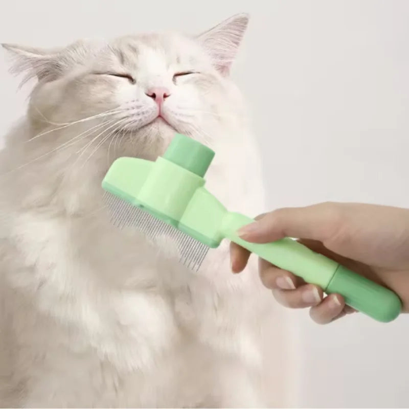 Cepillo para Perros, Removedor de Pelo de Mascotas, Cepillo Autolimpiante con un Botón, Cepillo de Masaje para Perros y Gatos, Productos para el Cuidado de Mascotas