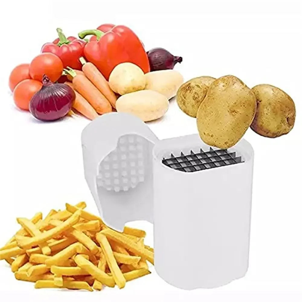 Cortador de patatas fritas de corte rápido Natural, herramienta para cortar verduras y verduras, 1 piezas