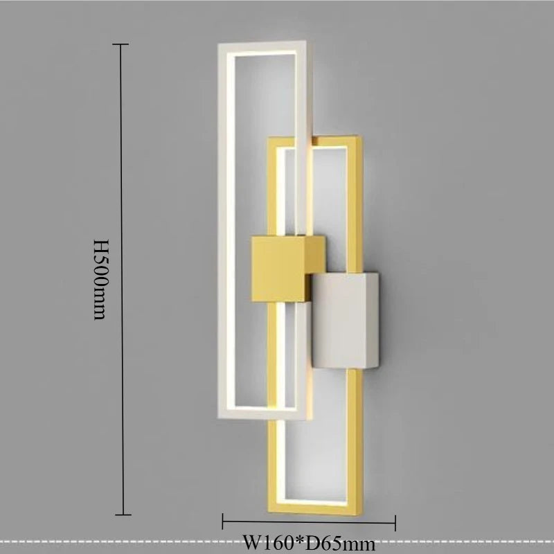 Lámparas de pared LED modernas para sala de estar, estudio, dormitorio, mesita de noche, pasillo, escaleras, decoración del hogar, accesorios de iluminación interior
