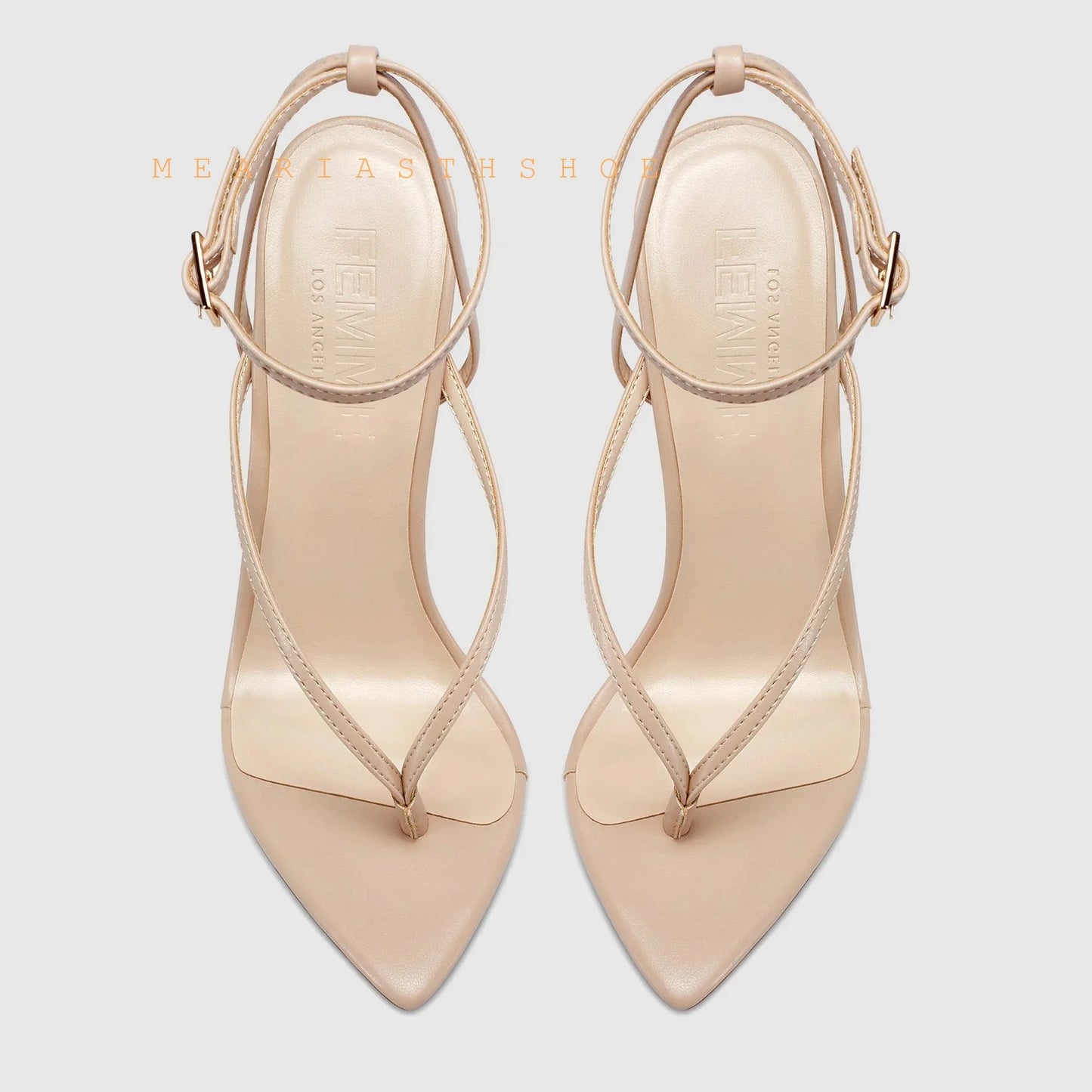 Sandalias de Tacón Alto con Punta Abierta y Correa en el Tobillo, de Cuero, con Hebilla, Diseño Sólido, Tacón Fino, para Mujer, con Lazos y Correa Trasera