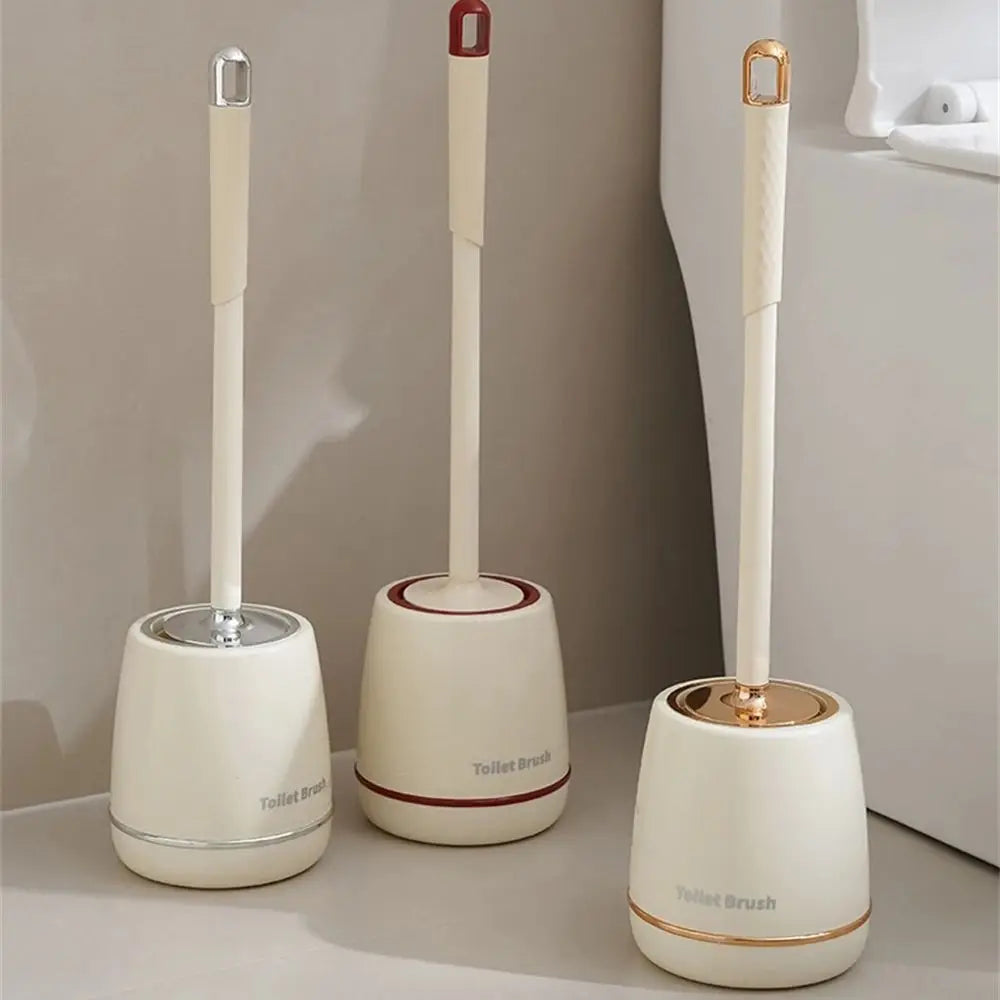 Cepillo de baño creativo con soporte, cepillos suaves para el hogar, accesorios de limpieza, base a prueba de fugas, herramientas de limpieza de secado rápido