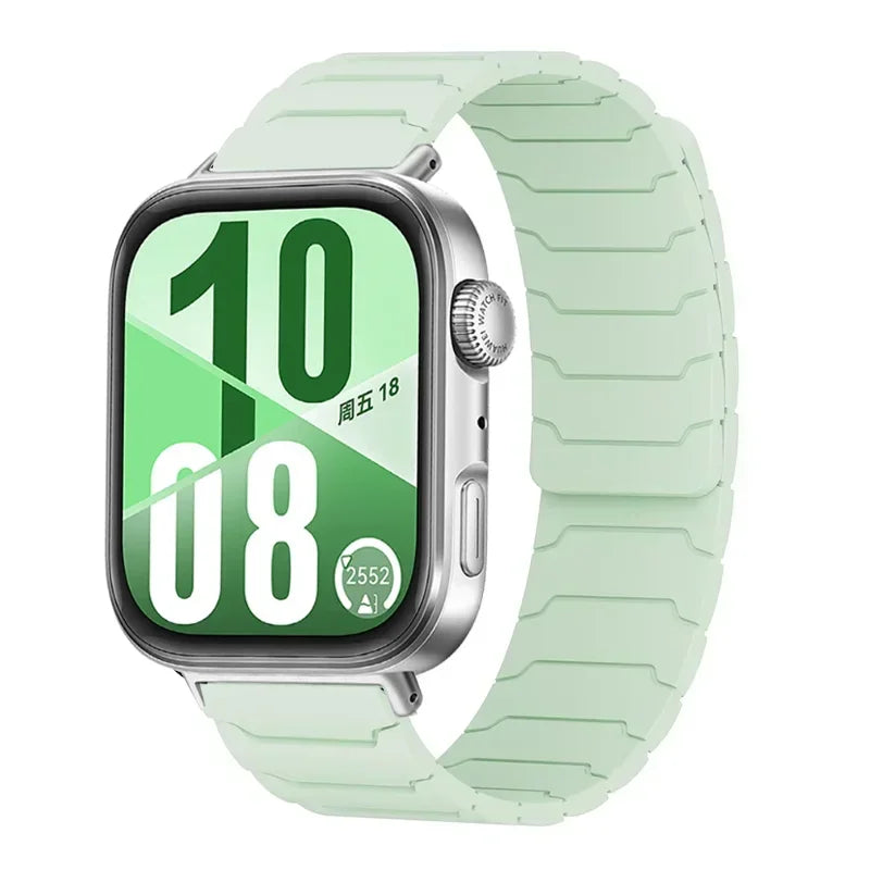Correas magnéticas de silicona para Huawei Watch Fit 4/Fit 3, pulsera deportiva de repuesto para Huawei Watch Fit 4 Pro/4 Correa