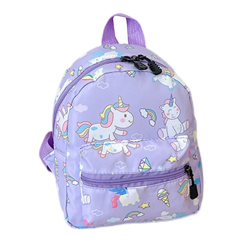 Mochila Infantil con Diseño de Dinosaurio y Unicornio, Linda Mochila Escolar para Niños y Niñas, Impermeable, para Jardín de Infancia