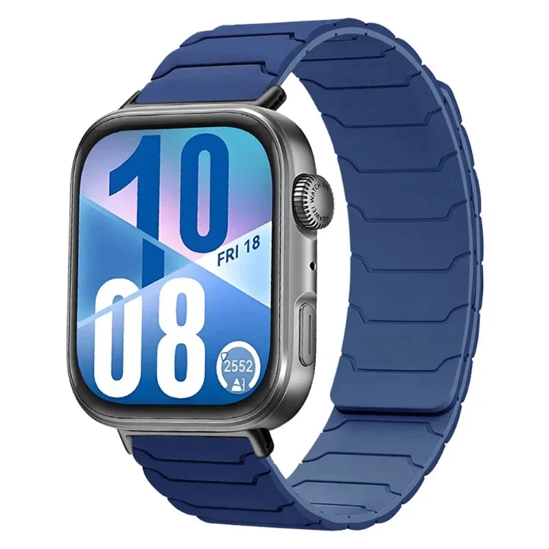 Correas magnéticas de silicona para Huawei Watch Fit 4/Fit 3, pulsera deportiva de repuesto para Huawei Watch Fit 4 Pro/4 Correa