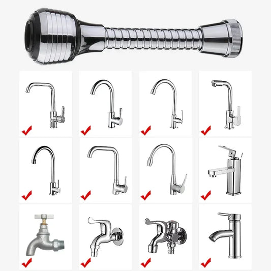 Accesorios de Cocina, Extensor de Grifo de Alta Presión con 2 Modos y Rotación de 360°, Ahorrador de Agua, Accesorios para Baño y Cocina