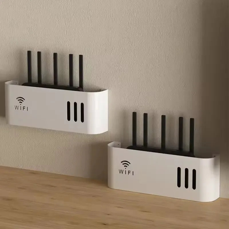 Caja de almacenamiento para enrutador de montaje en pared, estantes de almacenamiento inalámbricos con WIFI, organizador para el salón, ocultador WiFi, estante para colgar en la pared, estante para cabecera