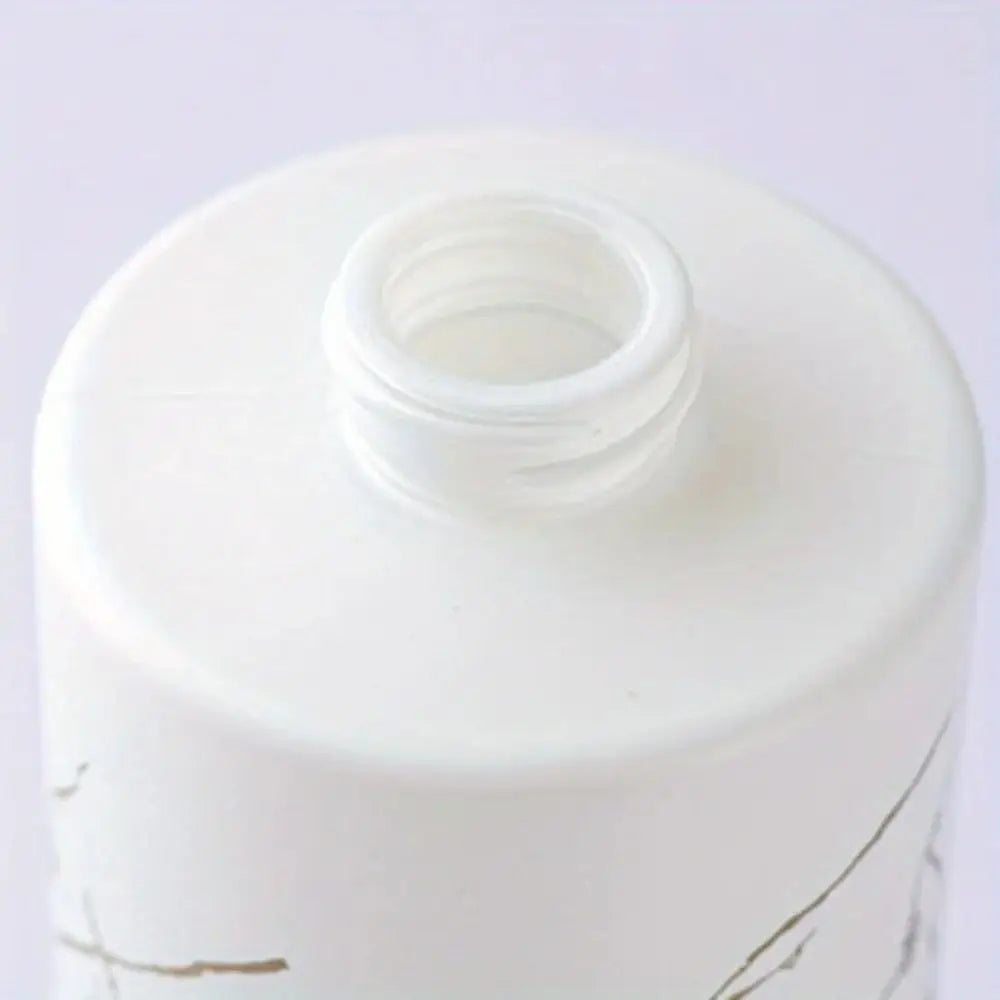 Botella de emulsión de vidrio de 350ML, botellas de loción de baño rellenables de cerámica, accesorios de baño, botella de champú, botella desinfectante de manos