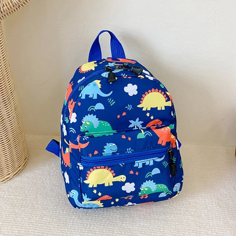 Mochila para niños con diseño de unicornio y dinosaurio de dibujos animados, bonita mochila escolar para guardería, bolsas impermeables para niños y niñas