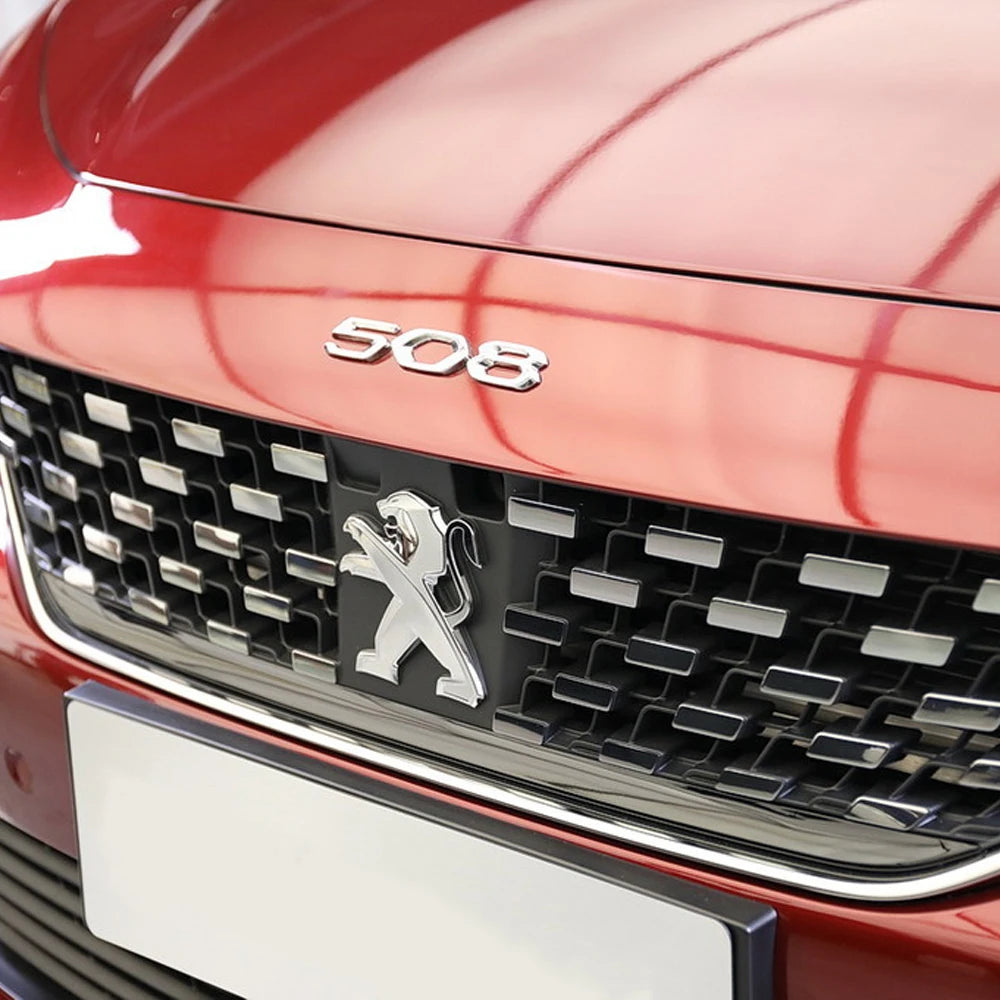 Peugeot capó de coche capó delantero parrilla maletero trasero Logo insignia pegatina para Peugeot 206 3008 308 307 407 208 207 107 2008 508 408 5008