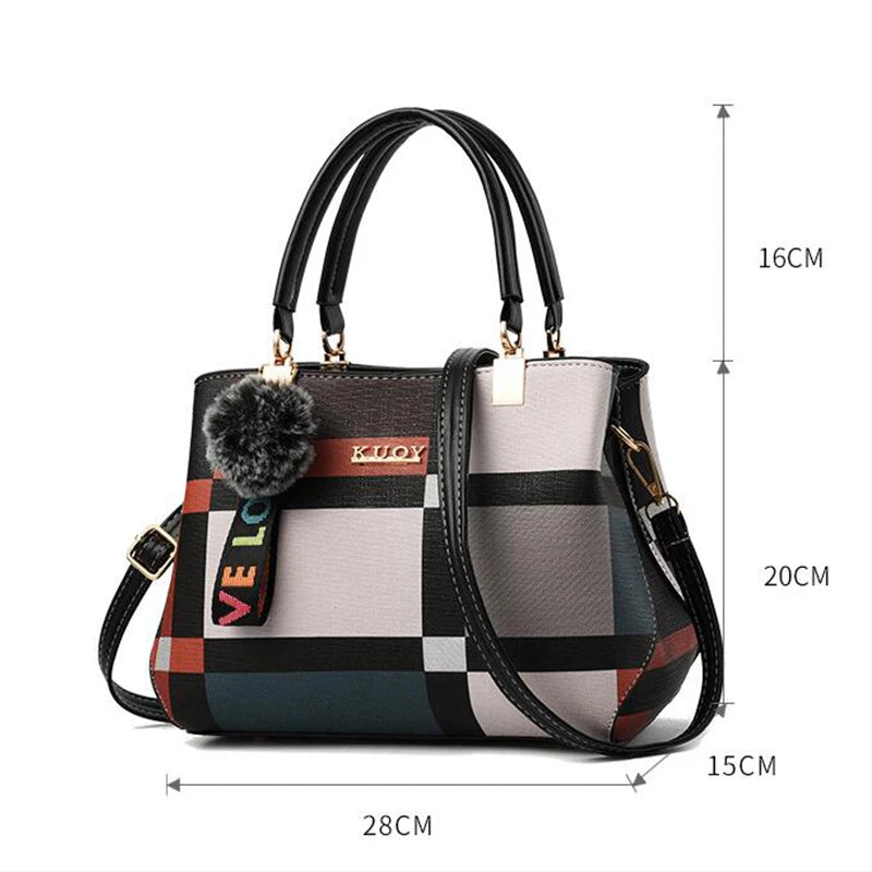 Bolsos cruzados informales de cuero PU para mujer, bolso de mano de diseñador de lujo, bolso de hombro de viaje de gran capacidad
