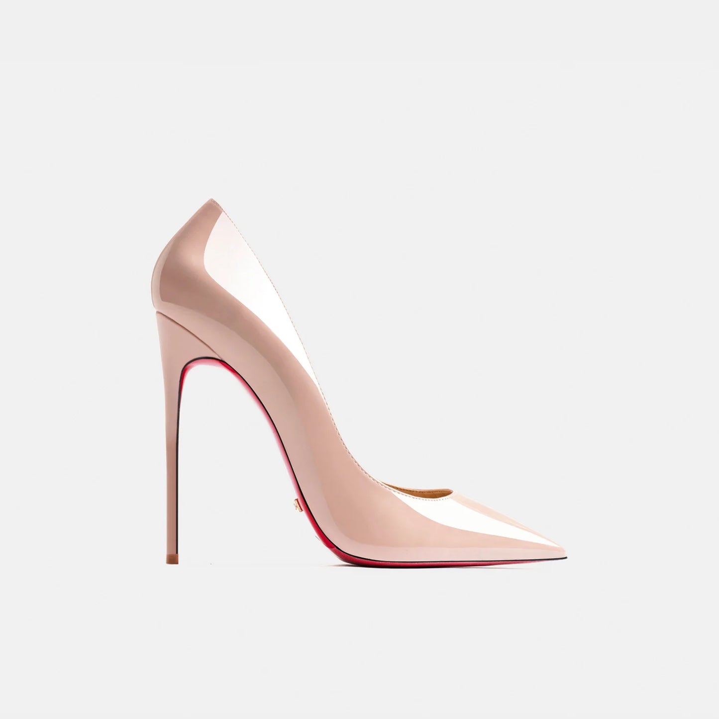 Zapatos de mujer 2025, marca de lujo, zapatos de tacón con suela roja, fondo rojo, puntiagudos, tacones altos de diseñador, zapatos elegantes de fiesta a la moda para mujer, 12cm