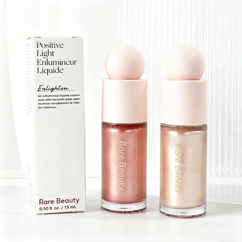Rare Beauty Barra de Contorno Facial 3D, Bronceador, Iluminador Líquido Brillante para Mejillas, Maquillaje con Toque Femenino