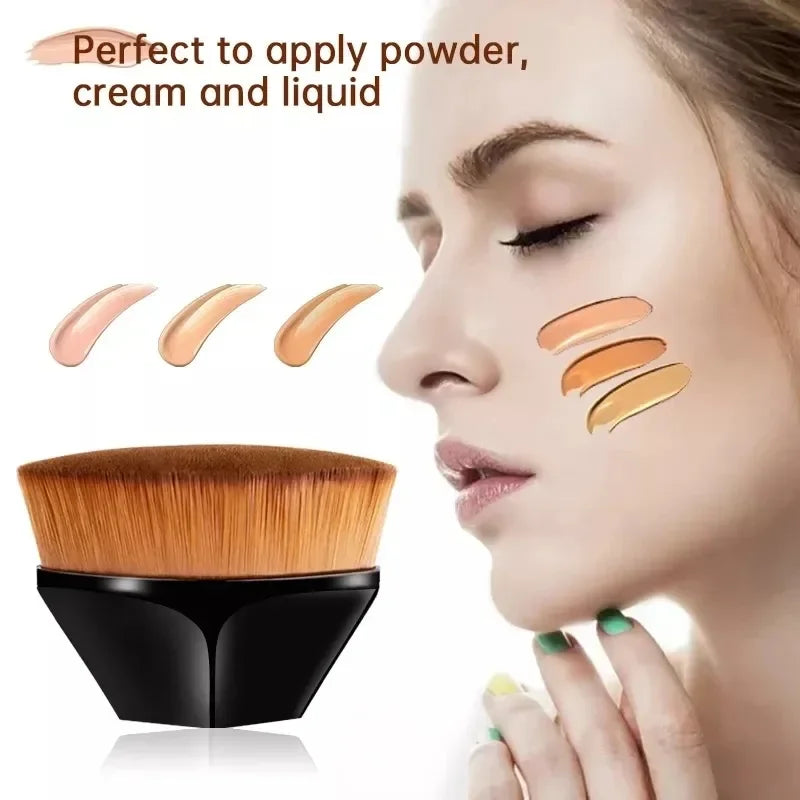 Nuevo Pincel de Maquillaje Mágico, Brocha para Polvo Facial, Brochas para Rubor, Brocha Profesional Portátil para Base de Maquillaje, Brocha Grande para Cosméticos, Brocha Suave para Base