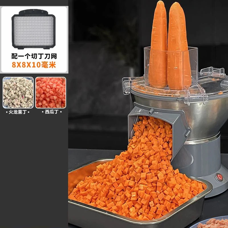 Electric potatoes French fries chips cutter Slicer carrot dicing machine shredding grater machine Ham Granulator food processor