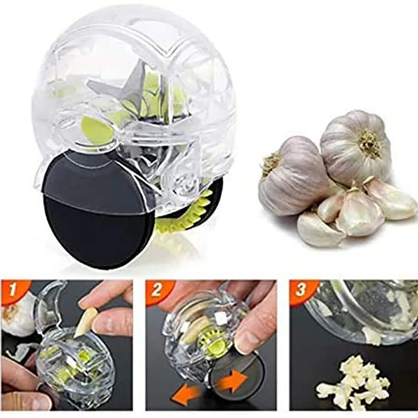 Herramienta de utensilio de cocina, picadora de ajo, rueda, picadora de ajo, rodillo, ayuda de Cocina, trituradora de mano de ajo, artículos de Cocina, Outils de Cocina