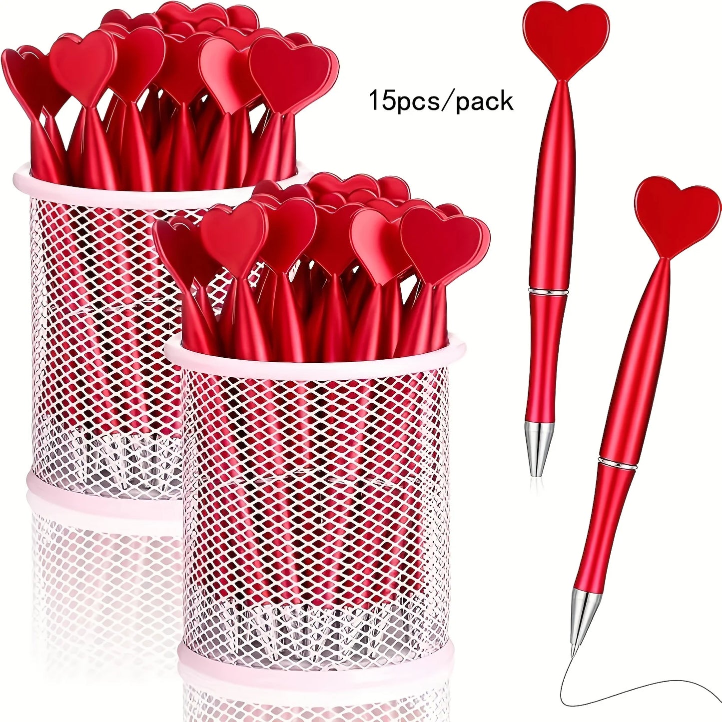 12 Uds. Bolígrafos con forma de corazón para el Día de San Valentín, bolígrafos Rollerball de tinta de Gel negro para suministros escolares de oficina, bolígrafos de regalo para niños